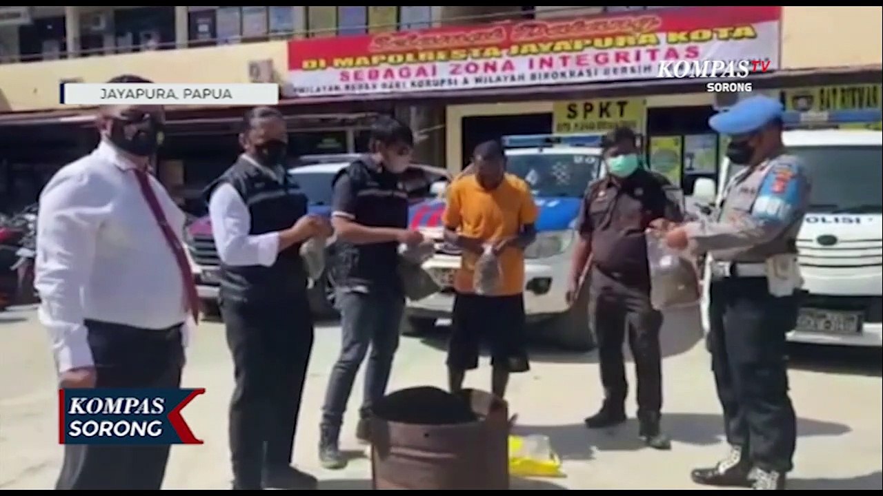 Polisi Tangkap 4 Pemasok Narkotika Dari Papua Nugini Ke Jayapura