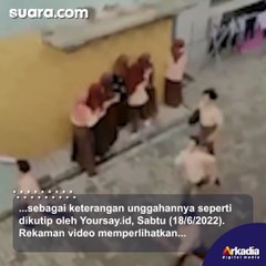 Viral Para Siswi Adu Mekanik Suara dengan Anjing yang Mengejar, Endingnya Begini