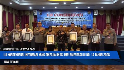 Bidhumas Polda Jateng Gelar Uji Konsekuensi Informasi Yang Dikecualikan