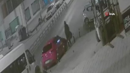 16 oto hırsızlık olayına karışan şahıs, önce kameraya sonra polise yakalandı