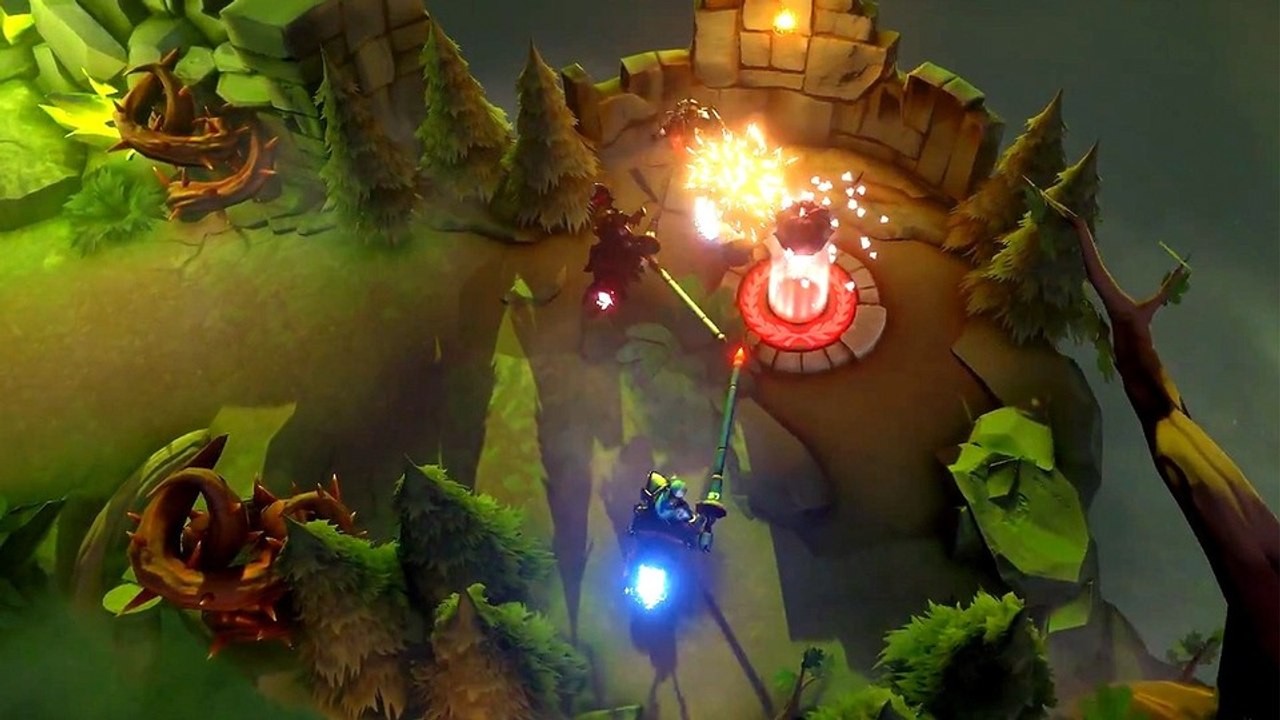 Lance a lot - gameplay-video zeigt ritterturnier mit lanzen und raketen