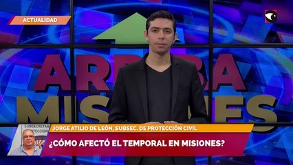 Cómo afectó el temporal en Misiones