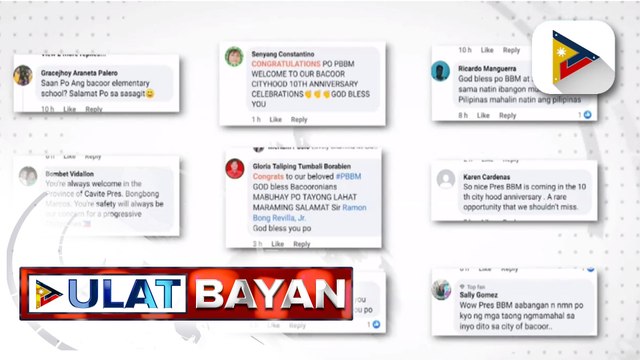 President-elect Marcos, dadalo sa pagdiriwang ng 10th anniversary ng cityhood ng Bacoor City, Cavite