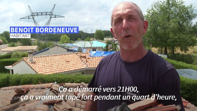 Orages: en Gironde, la grêle ravage la ville du Taillan-Médoc