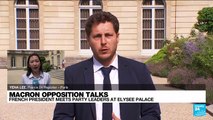 President Macron 'has been hearing a lot criticism' from opposition leaders