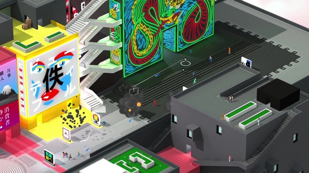 Tokyo 42  - farbenfroher meuchelmord in offener cyberpunk-welt