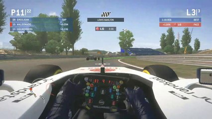 Pastor Maldonado gagal mempertahankan posisi 10 sirkuit Estoril Portugal | F1 2013