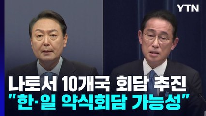 尹, 나토서 10개국 정상회담 추진..."한·일 약식회담 진행할 수도" / YTN