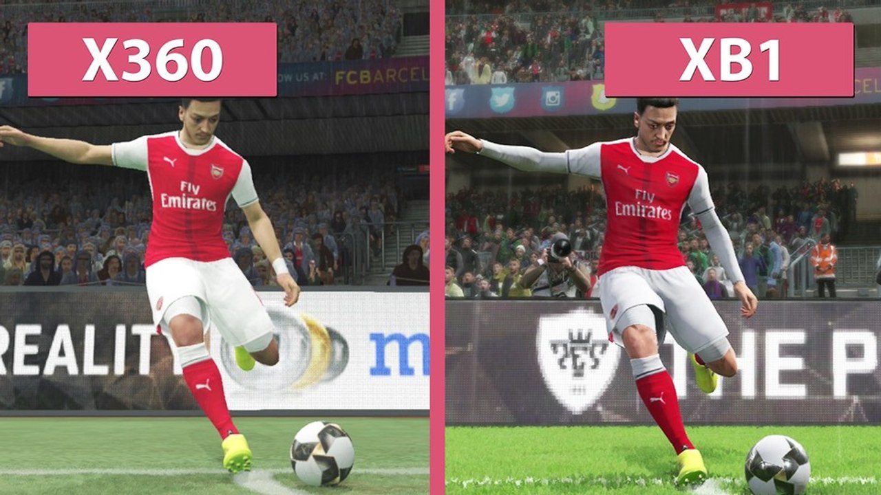 Pro Evolution Soccer 2017 Demo - Grafik-Vergleich: Xbox One gegen Xbox 360