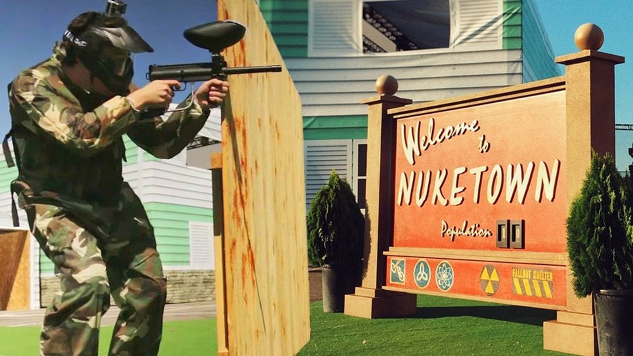 Call of duty: so spielt sich nuketown in echt! - wir spielen eine runde paintball auf der codxp2016