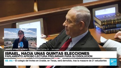Informe desde Jerusalén: Parlamento aprueba su disolución tras lectura preliminar