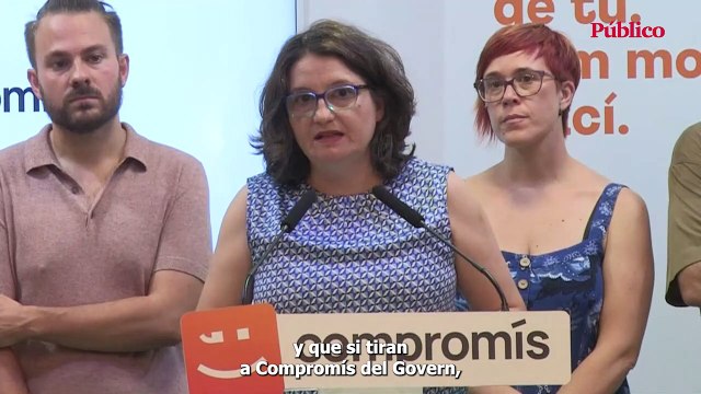 Mónica Oltra: Me voy con la cara bien alta y los dientes muy apretados