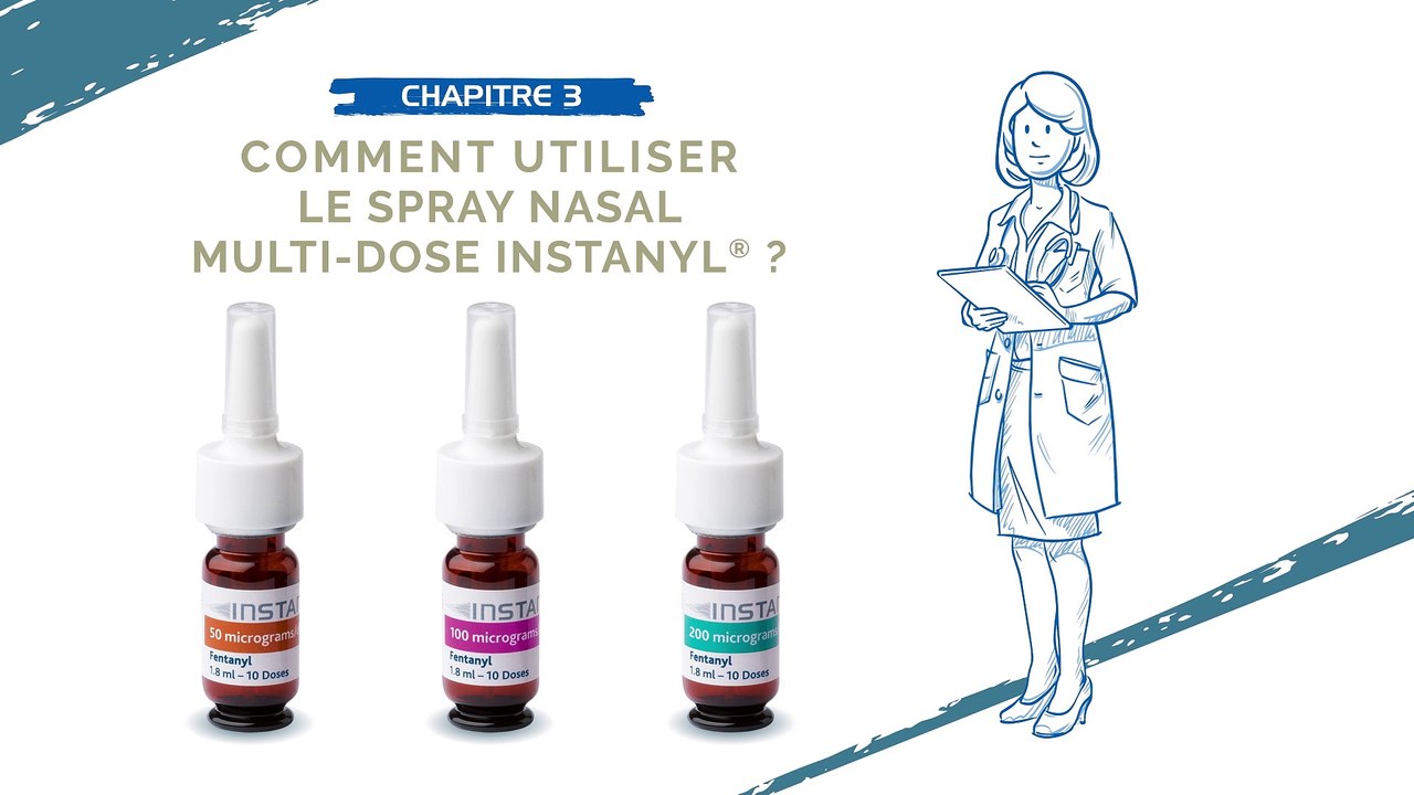 Guide du patient pour l'utilisation du pulvérisateur nasal Instanyl  (citrate de fetanyl) - Vidéo Dailymotion