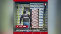 Ekvador polisi varış noktası Mersin Limanı olan 850 kilogramlık kokain sevkiyatı ele geçirdi
