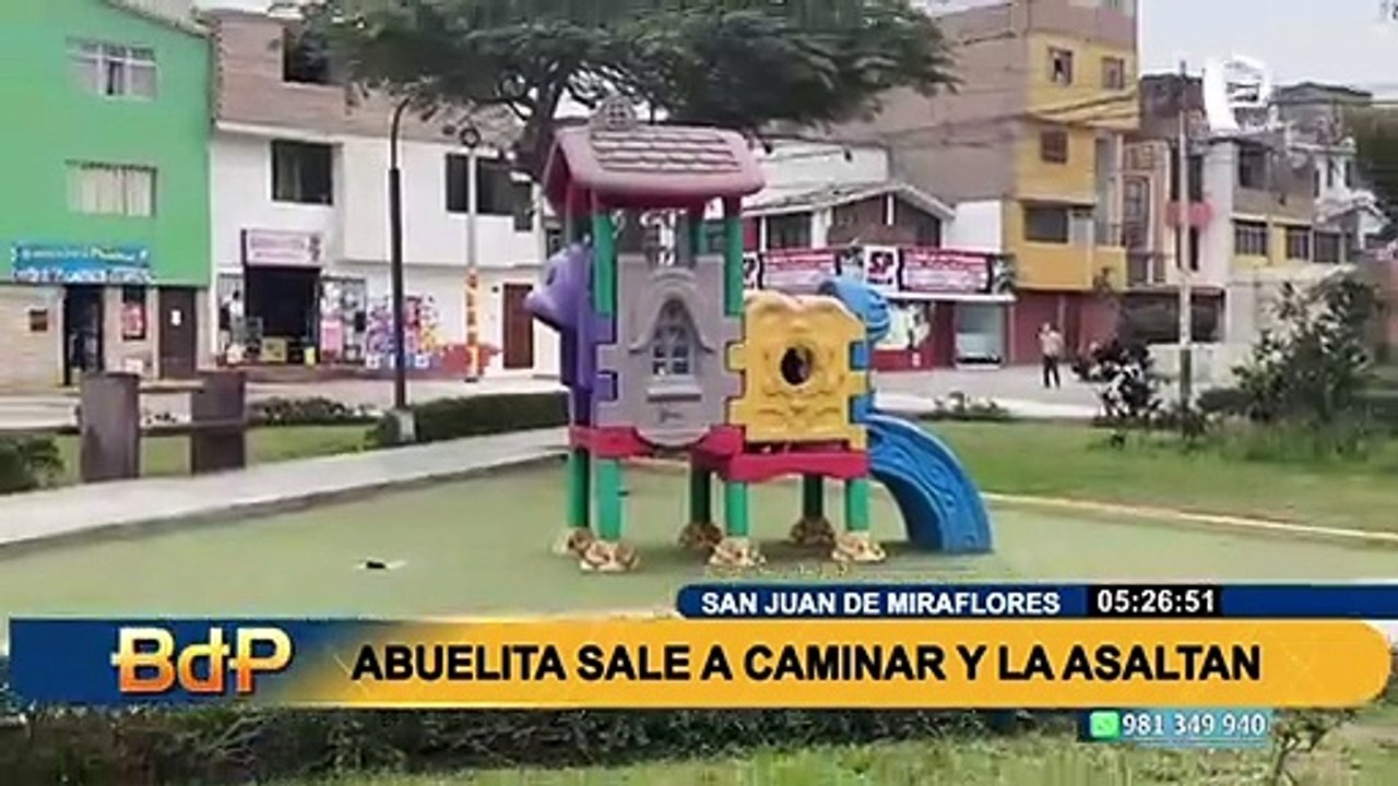 Ni los adultos mayores se salvan: Abuelita salió a caminar y le roban en SJM