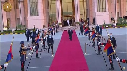 أمير قطر في مصر لأول مرة بعد سنوات من القطيعة