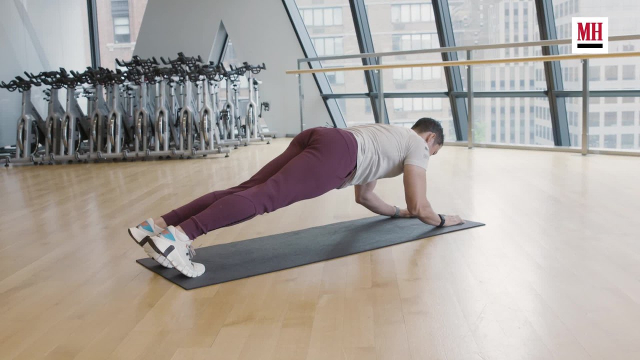 Bodyweight Skull Crusher Drop Set | Men’s Health Muscle