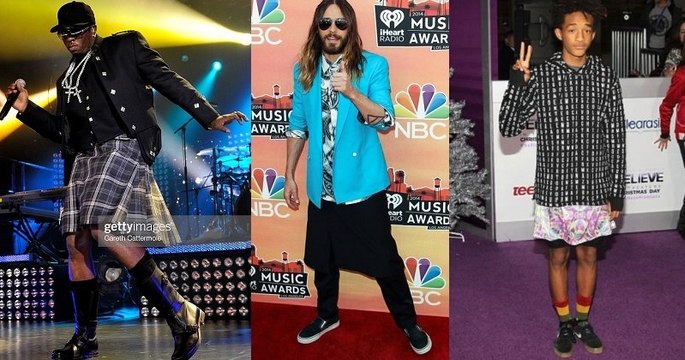 Ces hommes sont allés contre les diktats de la mode et ont porté avec brio robes, jupes et kilts