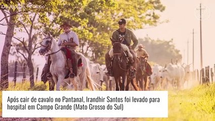 Irandhir Santos passa por cirurgia após queda de cavalo em gravação da novela 'Pantanal'