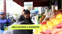 López Obrador defiende a migrantes mexicanos