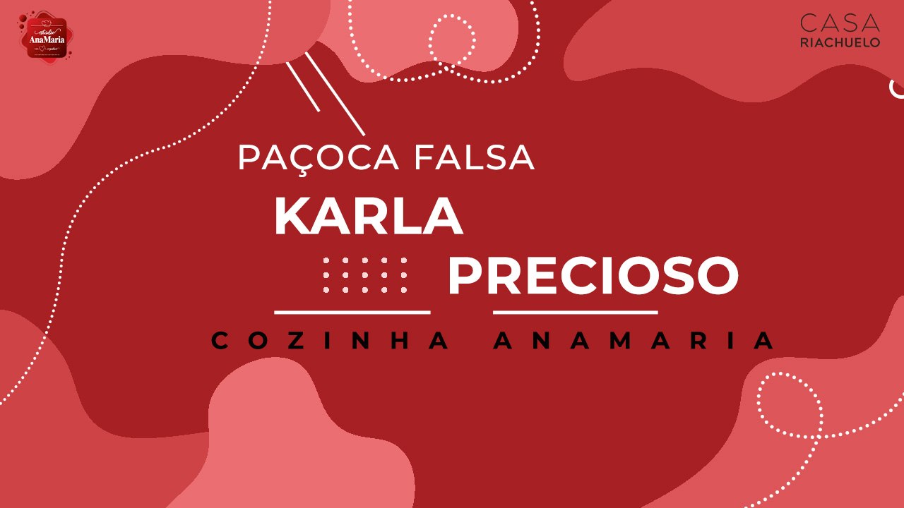 RECEITA DE PAÇOCA FALSA