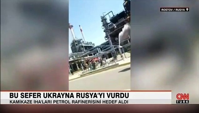 Ukrayna'dan rusya'ya İHA saldırısı