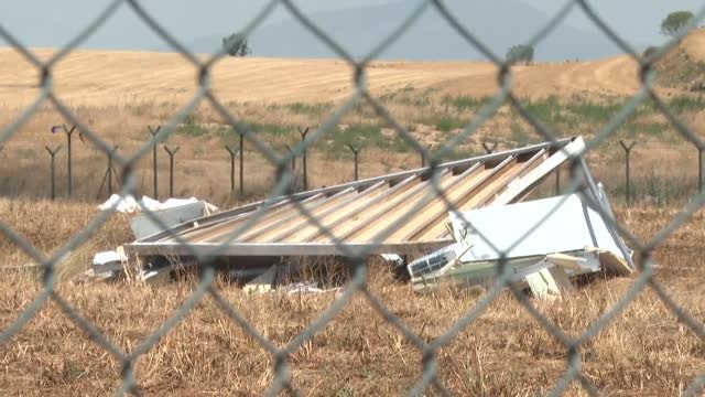 Las fuertes tormentas dejan destrozos en Lleida y Alcañiz