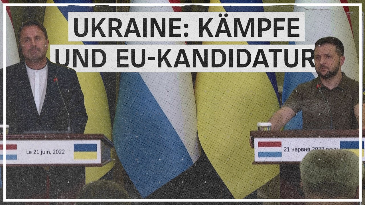 Ukraine: Kämpfe im Osten und Entscheidung über EU-Kandidatenstatus