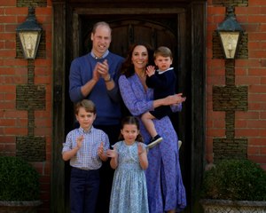 Prince William Shared a New Photo of Princess Charlotte and Princes George and Louis for F