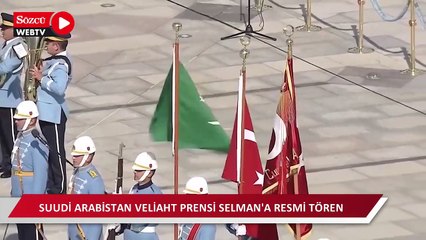 Suudi Arabistan Veliaht Prensi Selman'a resmi tören