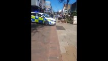 Police responding to an incident in Chatham High Street