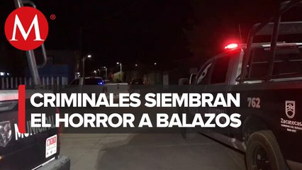 En Zacatecas hombres armados atacaron y balearon casas