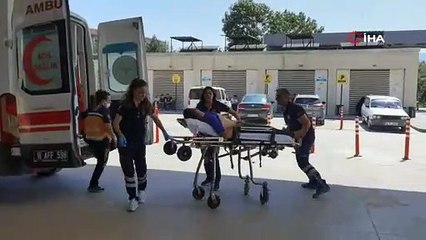 Elektrik akımına kapılan işçi yaralandı