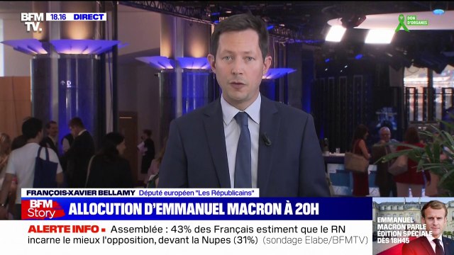 François-Xavier Bellamy, député européen LR: On voit les pays européens qui nous entourent s'inquiéter de la dérive de la France