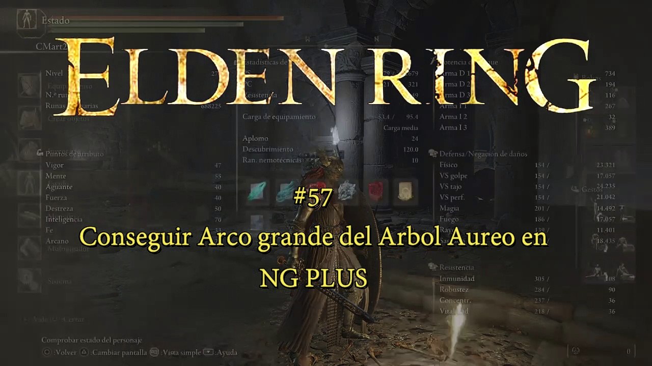 ELDEN RING #57 Conseguir Arco grande del Arbol Aureo en NG PLUS - canalrol 2022
