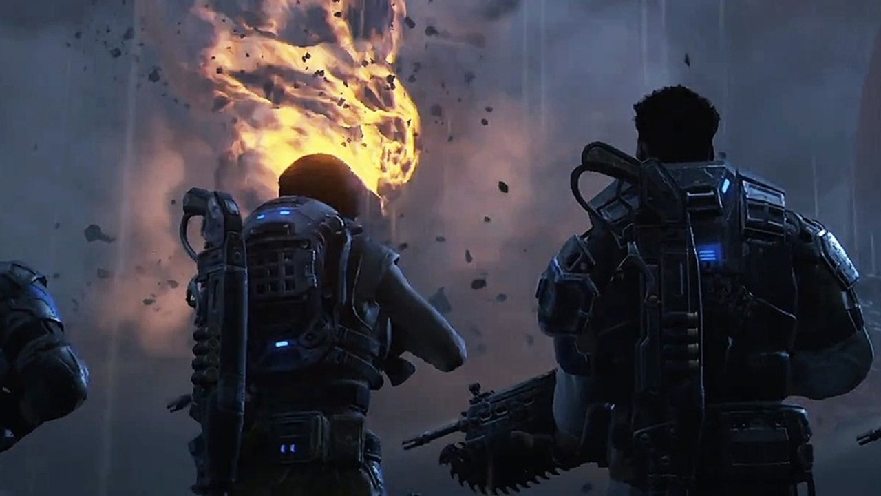 Gears of War 4 - Kampagnen-Gameplay: irrer Sturm und Papa Fenix