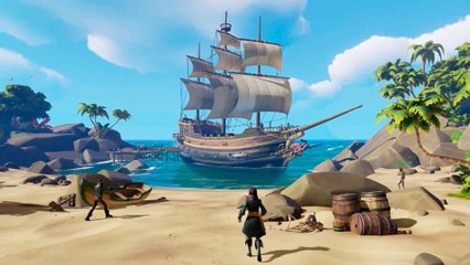 Sea of Thieves - 9-minütiger Gameplay-Trailer zeigt Schatzjagd, Schießereien, Seeschlachten und Piraten-Panoramen