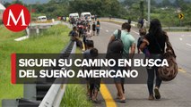Caravana de migrantes centroamericanos llega a Monclova
