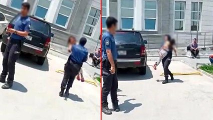 Babasının yanındaki kız çocuğunu haczettiler! Ufaklığın feryatları yürekleri dağladı