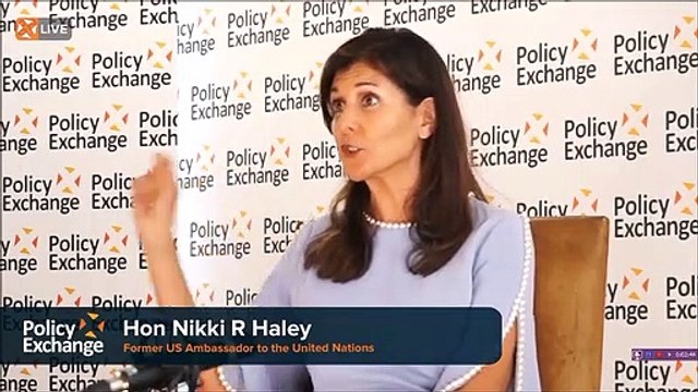 Donald Trump’s former UN ambassador Nikki Haley suggests American politicians should keep their mouths shut when it comes to the Northern Ireland Protocol