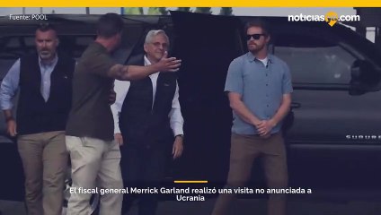 El Procurador General Merrick Garland realiza una visita sin previo aviso a Ucrania.
