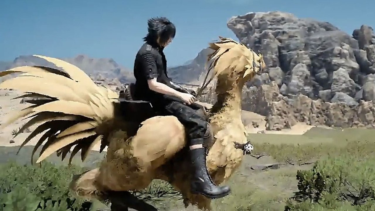 Final Fantasy 15 - Der »Wait-Mode« zum Kämpfe pausieren im Trailer
