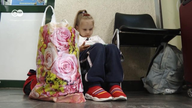 Беженцы из Украины вынуждены ехать через Россию (22.06.2022)