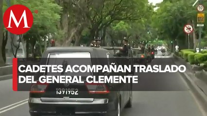Trasladan cuerpo del General Gerardo Clemente desde Mérida, Yucatán