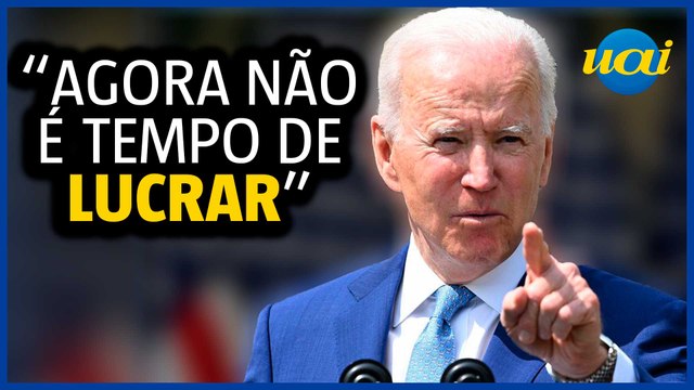 Biden quer suspensão de impostos dos combustíveis
