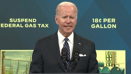바이든, 연방 유류세 면제 요청...주정부 동참도 촉구 / YTN