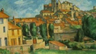 Cézanne peint