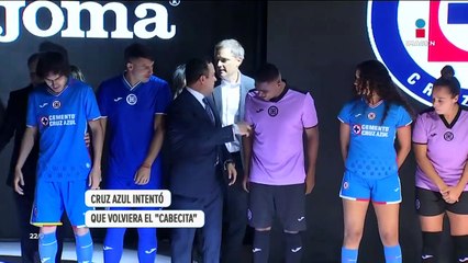 Cruz Azul presentó su nueva piel, el color celeste en toda su extensión