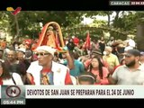 Devotos de San Juan Bautista en Caracas se preparan para las fiestas del 24 de junio