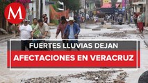 Se desbordan ríos y arroyos en Veracruz por Onda Tropical 6